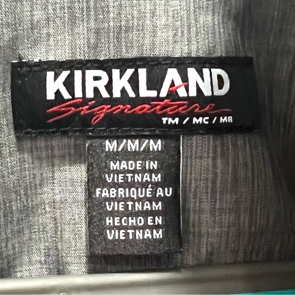 Kirkland Signature Gray Trench Coat with High Collar and Tailored Silhouette M - Picture 2 of 12